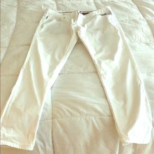 All White Premium Zara Man Skinny Fit